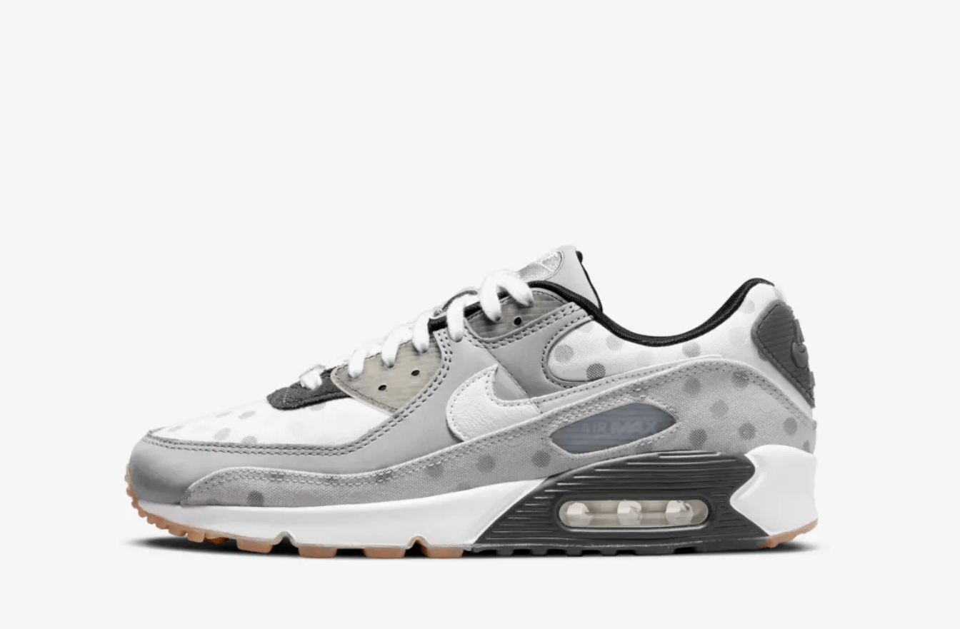 Nike Air Max 90 Shimmer Polka y White Polka 2021 Nike Air Max 90 Shimmer Polka y White Polka 2021