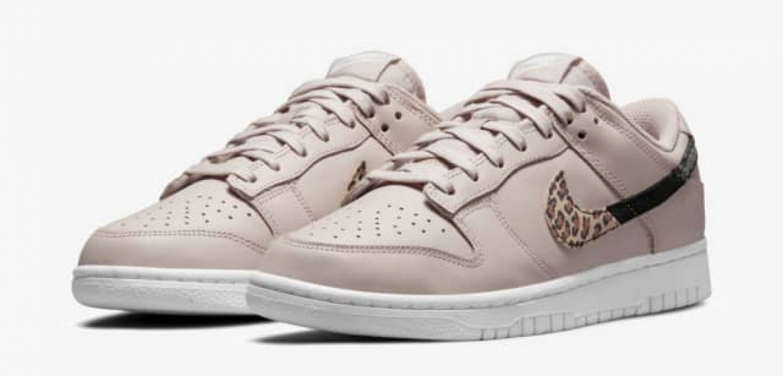 zapatillas Nike Dunk Low Primal Pink y Primal White
