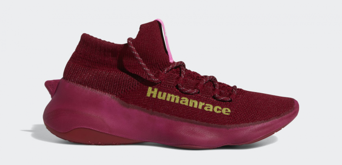 Adidas HUMANRACE SICHONA Bourgondy Pharell Williams