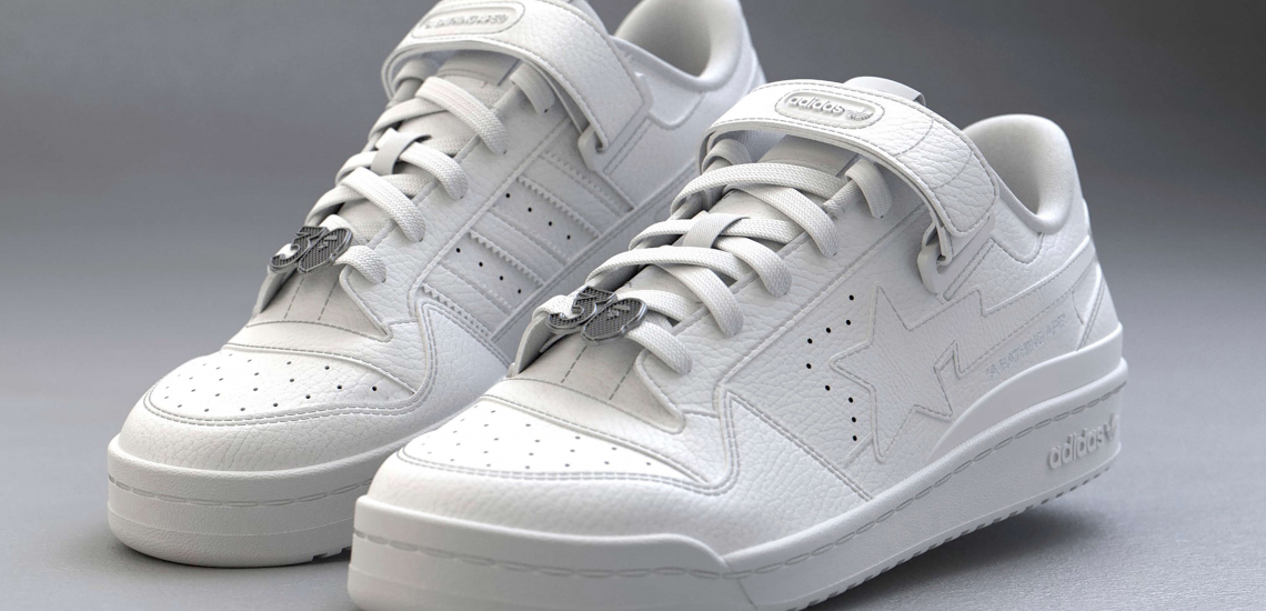 adidas Originals x BAPE® Forum 84 Low Triple-White