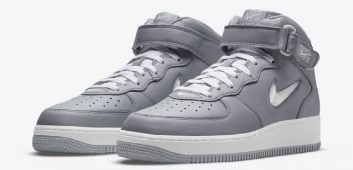 Nike air force 1 mid gris store