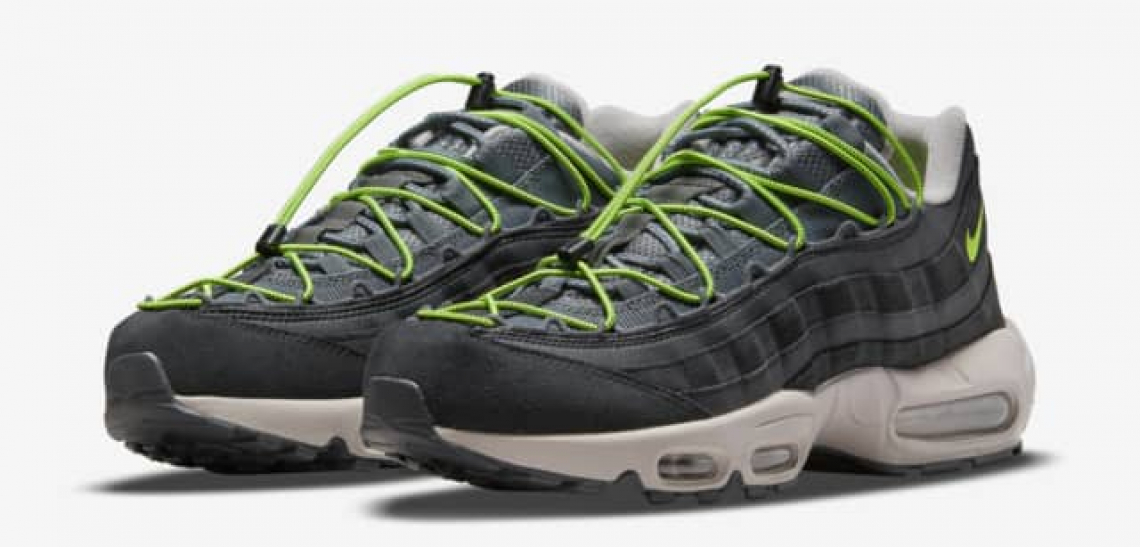 zapatillas Nike Air Max 95 Off Noir and Volt 2021