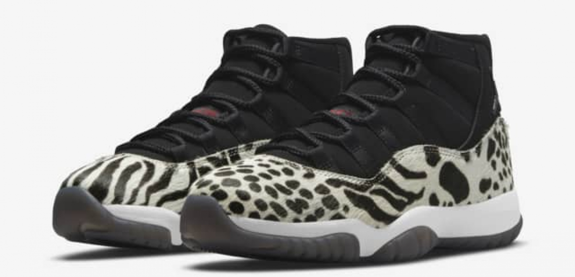 Air Jordan 11 animal print