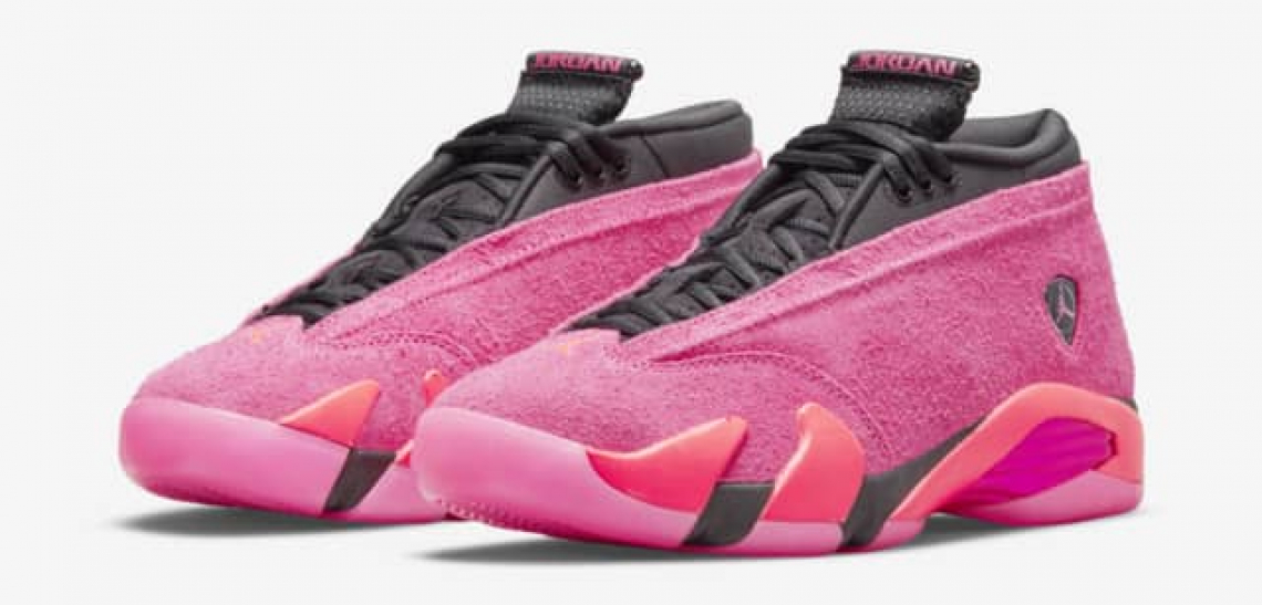 Air Jordan 14 Low para mujer Shocking Pink