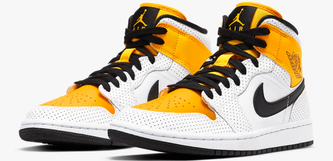 Air Jordan 1 Mid University Gold 2021