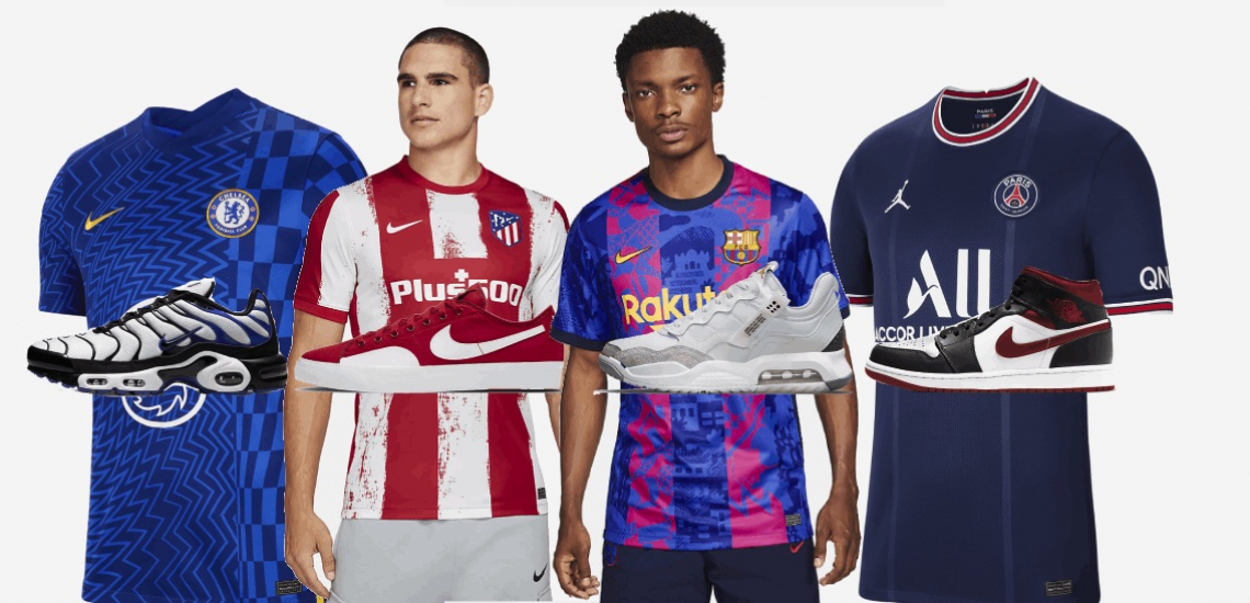 Camisetas futbol zapatillas nike