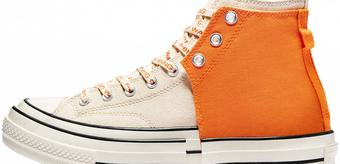 🥇 CONVERSE SUS CHUCK 70 CON FENG CHEN WANG Y DOS CAPAS BICOLOR PARA ARMAR UNA SOLA SILUETA zapatillasysneakers.com