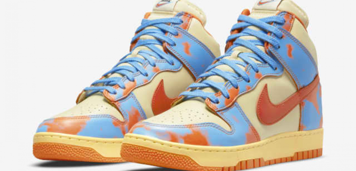 Dunk High 1985 Orange Acid Wash