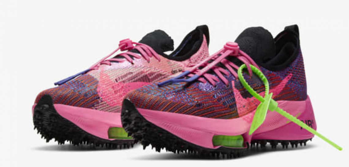 Estación de policía Lidiar con Australia 🥇Nuevas Nike Air Zoom Tempo NEXT% x Off-White™ Pink Glow y Black 2021|  zapatillasysneakers.com