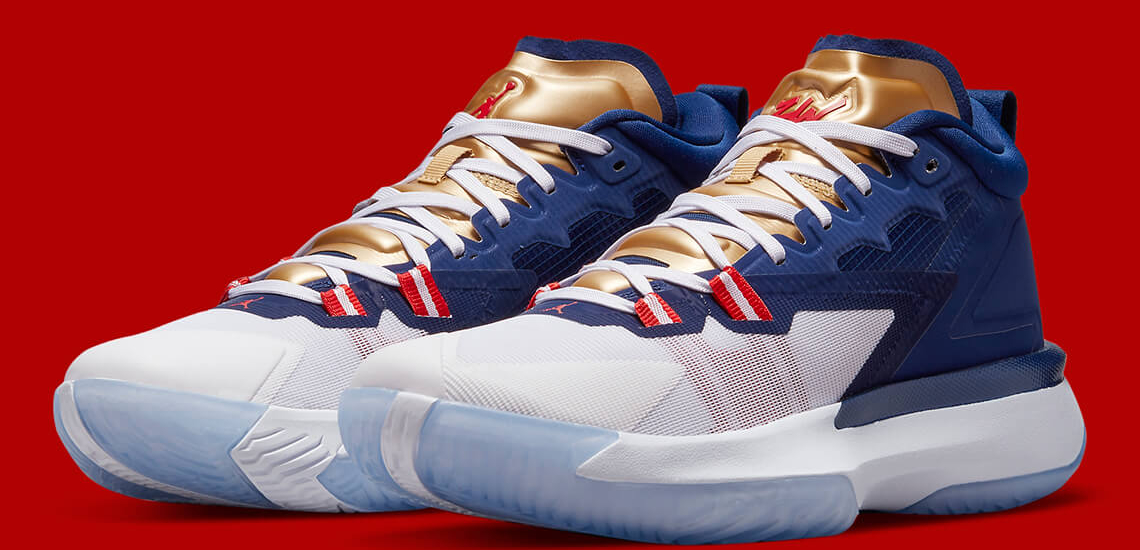 🥇Nuevas Jordan Zion 1 USA 2021 Juegos Olímpicos 2021 | zapatillasysneakers.com