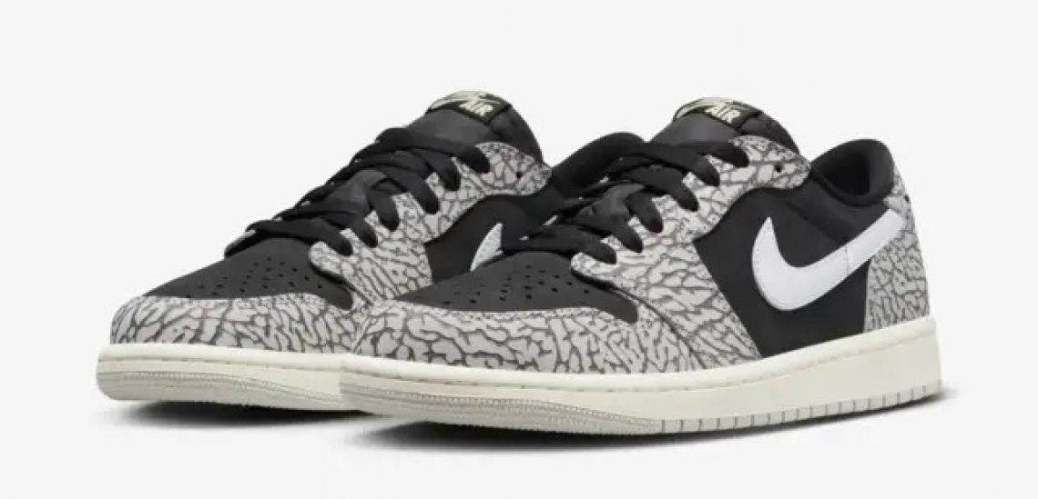 Jordan 1 Retro Low OG Black Cement