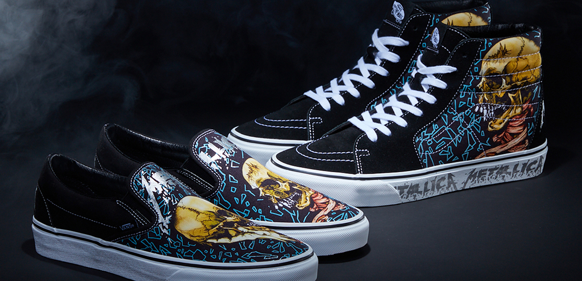 Goneryl Limpiamente Contratar 🥇 METALLICA, VANS Y UNA CALAVERA TRIO INVENCIBLE zapatillasysneakers.com