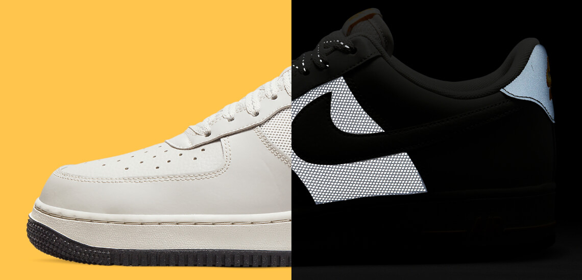 Rechazo Contagioso Caballo 🥇 Nike Air Force 1 low White Orange REFLECTIVE | zapatillasysneakers.com
