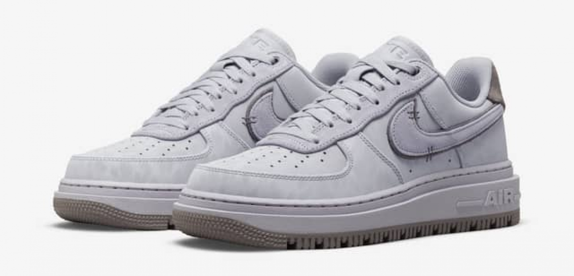 Nike Air Force 1 Luxe Summit White y Providence Purple