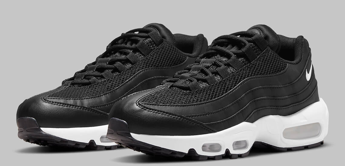 Nike air max 95 blanco y negro clearance