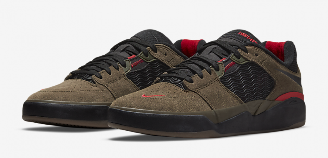 NIKE SB Ishod Wair Light Olive Black skatebording | zapatillasysneakers.com