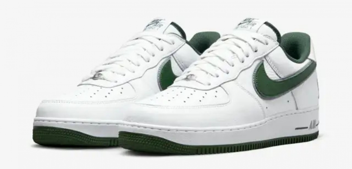 Air Force 1 Low True White and Deep Forest - Lebron James