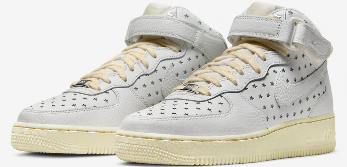 Nike air force best sale blancas con estrellas
