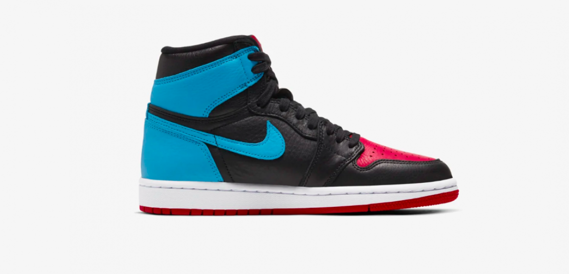 Nike Air Jordan POWDER BLUE GYM RED Air Jordan 1 POWDER BLUE GYM RED