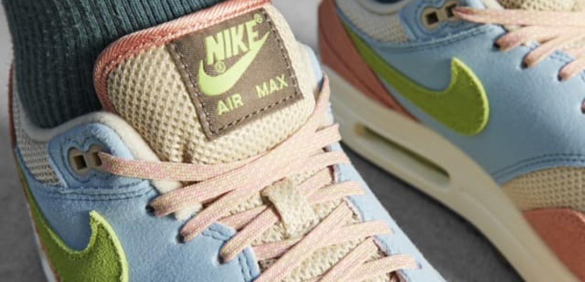 NIKE AIR MAX 1 Light Madder Root and Worn Blue NIKE AIR MAX 1 Light Madder Root and Worn Blue