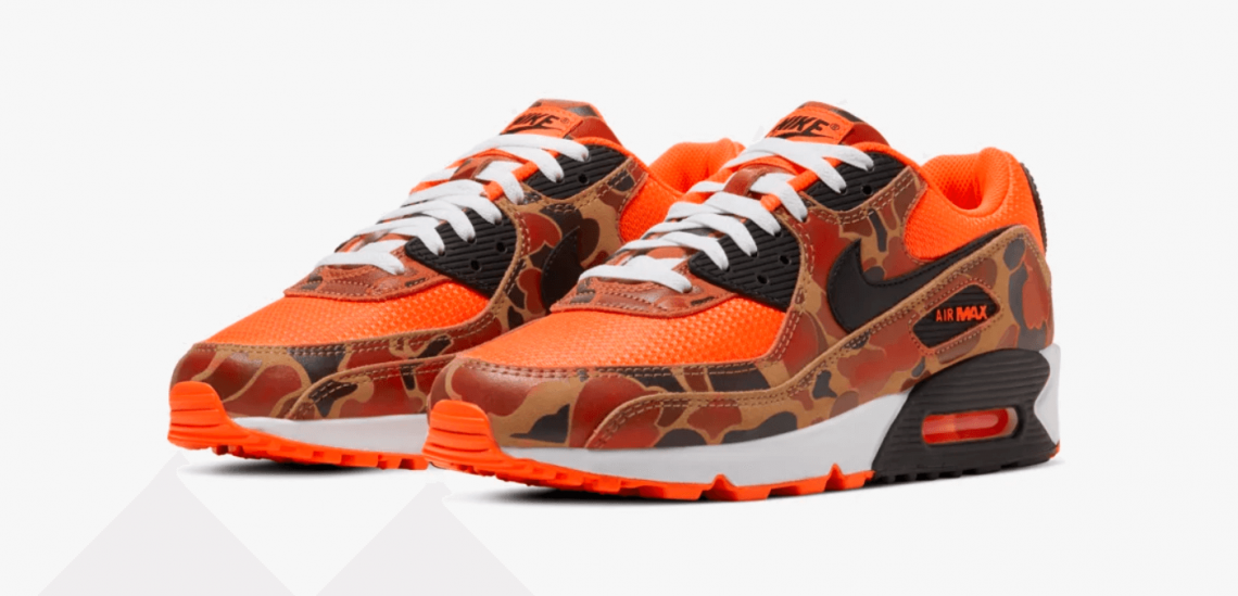 Nike Air Max 90 Orange Duck Camo 2020