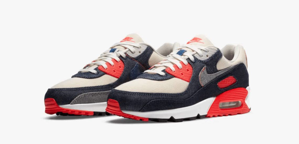 Nike Air Max 90 x DENHAM Infrared 2020 Nike Air Max 90 x DENHAM Infrared 2020
