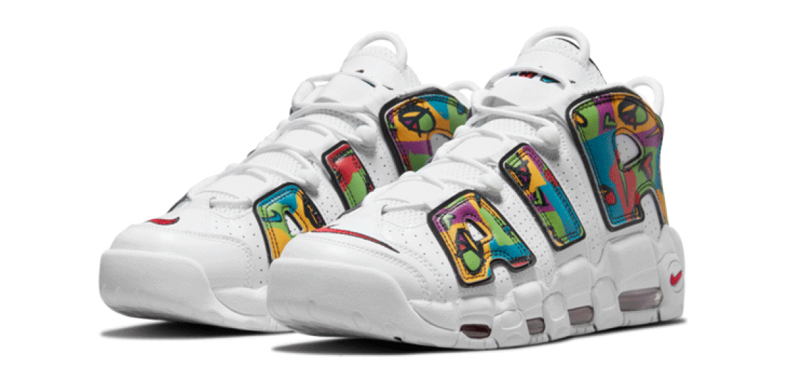air uptempo peace love basketball