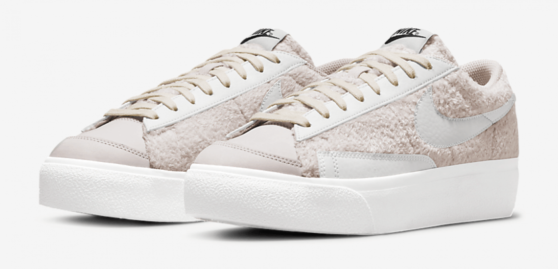 Nike Blazer Low Platform peludas