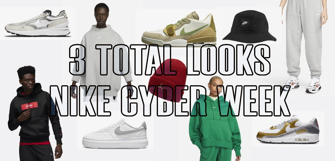 Nike cyber week total look con descuento