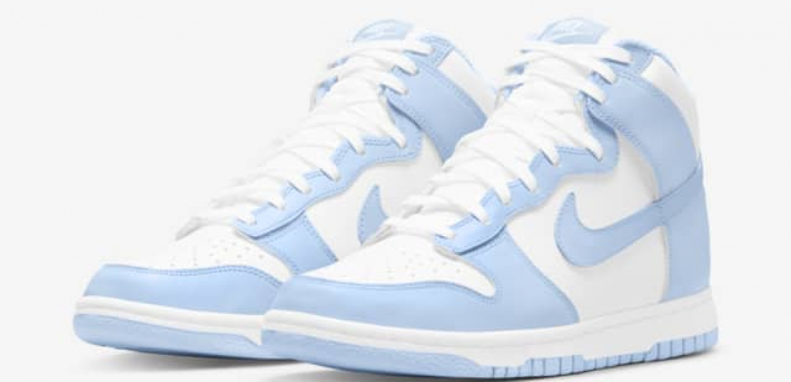 🥇 AZUL CIELO EN DUNK HIGH ALUMINIUM PARA CHICA zapatillasysneakers.com