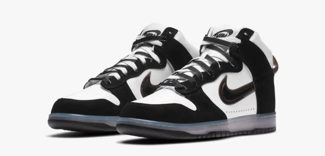 trainers Nike Dunk High x Slam Jam Clear Black