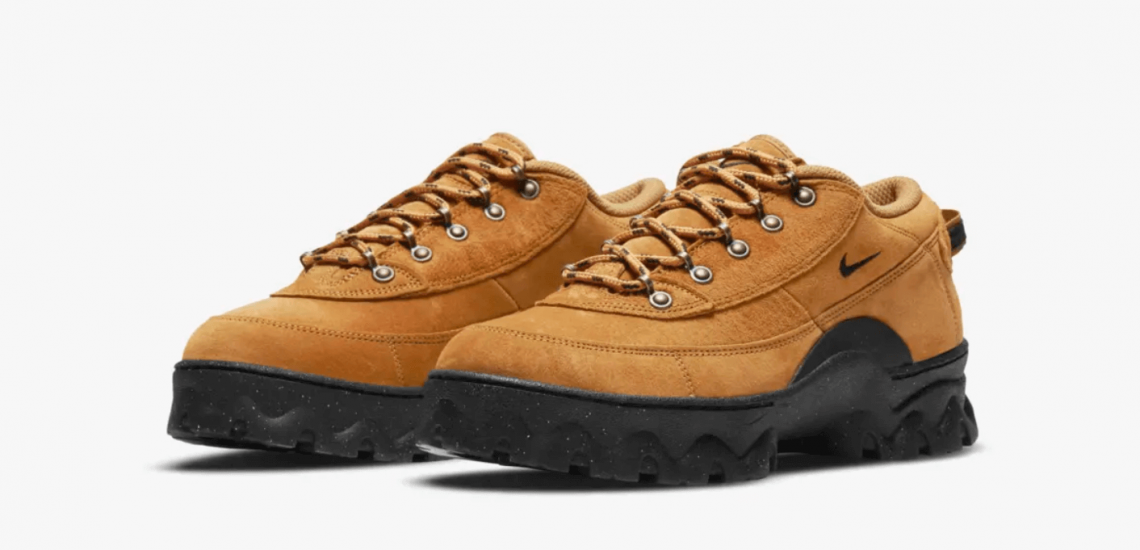 zapatillas Nike Lahar Low Black y Wheat 2021