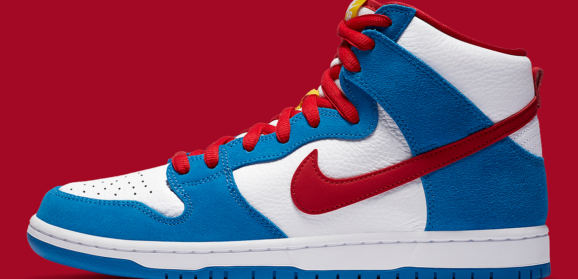 Nike SB Dunk High Doraemon