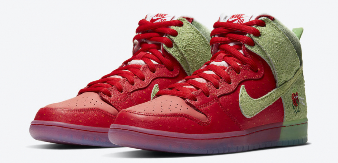 Nike SB Dunk High “Strawberry Cough”
