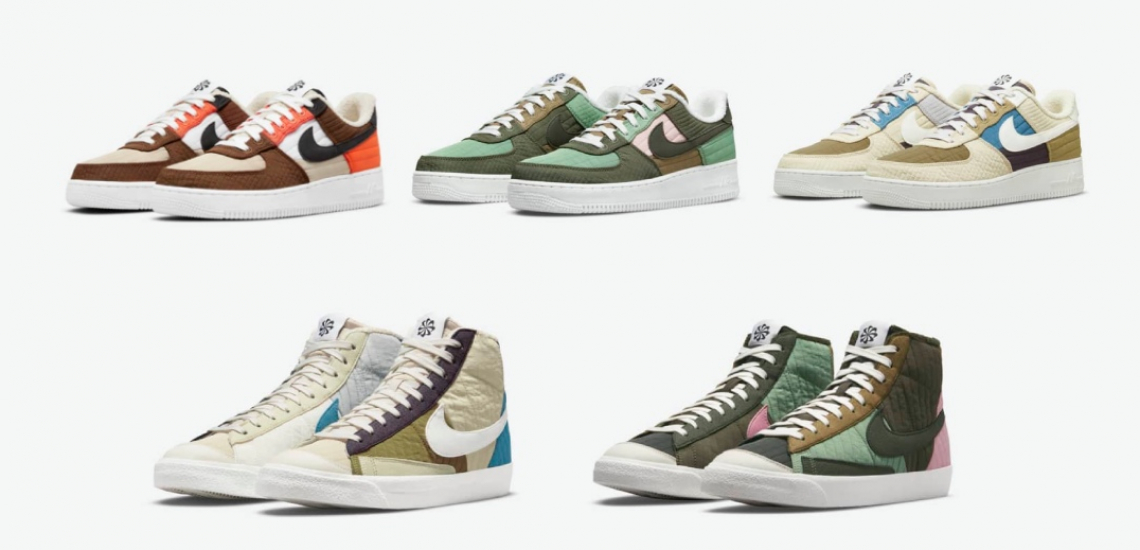 Nike Toasty Air Force 1 Blazder Mid 77 invierno 2021