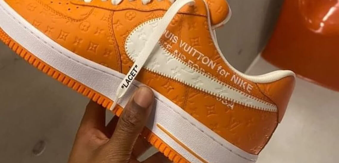 Lances para o tênis Louis Vuitton x Nike Air Force 1 de Virgil Abloh  atingem 65 mil dólares - FFW