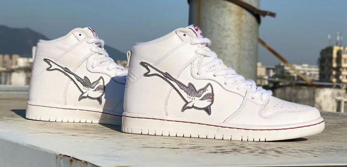 Oski x Nike SB Dunk High “White Shark”