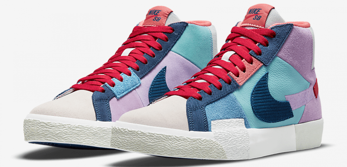 Nike SB Zoom Blazer Mid Premium Mosaic 2021 Barcelona Nike SB Zoom Blazer Mid Premium Mosaic 2021 Barcelona