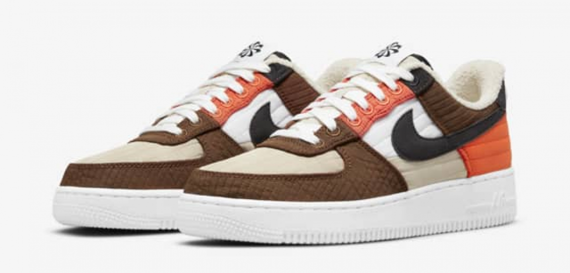 TOP Nike Air Force 1 PECAN QUILT 2022 zapatillasysneakers