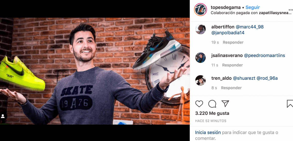 Topes de Gama sorteo con Zapatillas y Sneakers