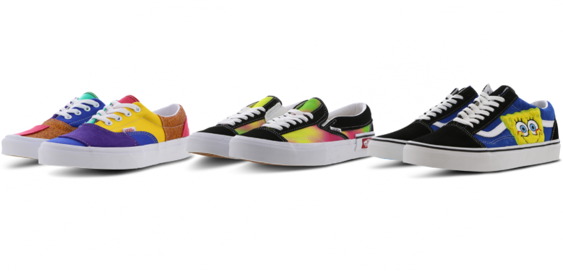 3 VANS CON COLOR ESTE zapatillasysneakers.com