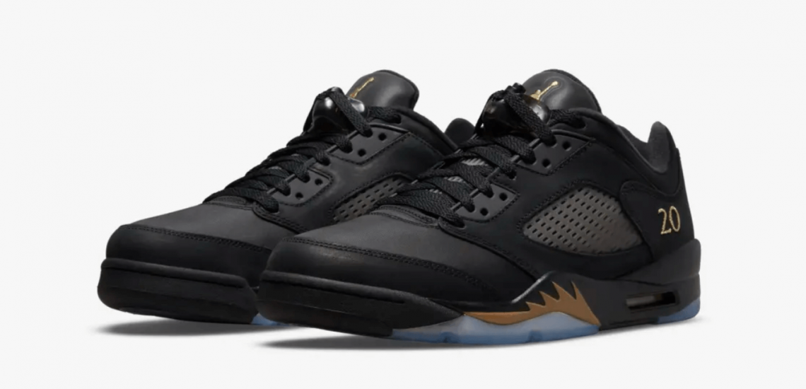 zapatillas Air Jordan 5 low Wings 2021 color negro Michael Jordan