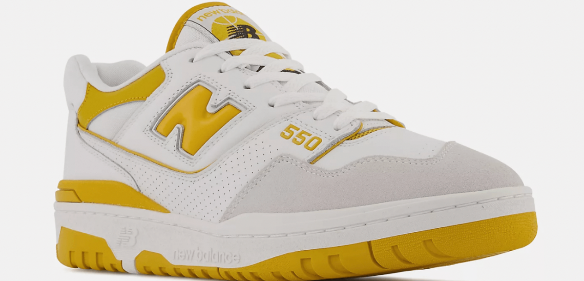 New Balance 550 Sea Salt Varsity Gold (2021)