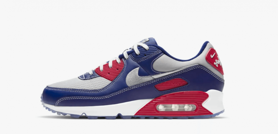 Air Max 90 Metallic Gold y Deep Royal Blue TOP TOP