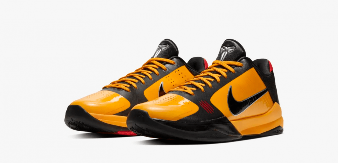 Tenis kobe top bryant amarillos