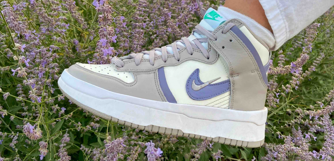 Nike Dunk High Up Iron Purple Chica