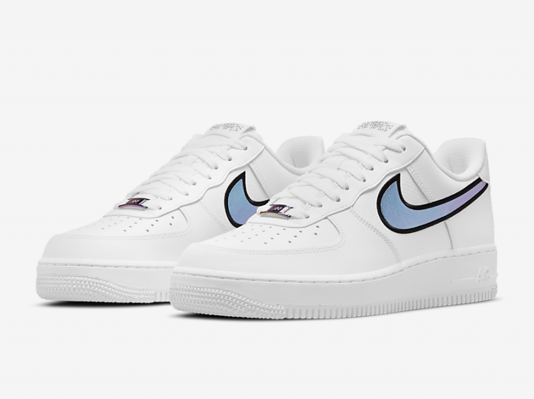 zapatillas Nike White Blue Iridescent 2021