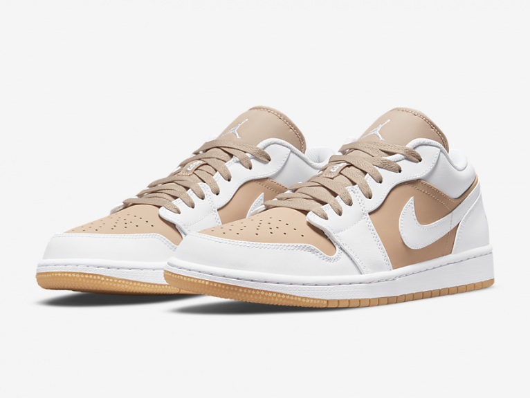 zapatillas Air Jordan 1 Low Hemp White 2021