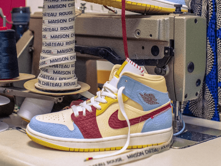 Air Jordan I Mid SE Fearless Maison Château Rouge