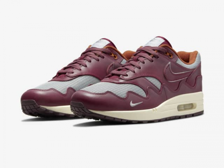 Patta x Nike Air Max 1 “Night Maroon”